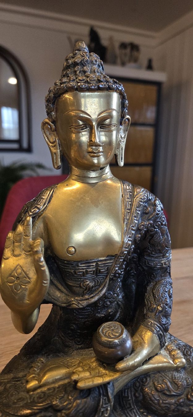 Statuette: Buddha Figur aus Bronze oder Messing – Usato da Rehetobel venduto da hobirot01 1