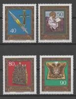 Liechtenstein 1977 Reichskleinodien  Nr. 611-614**