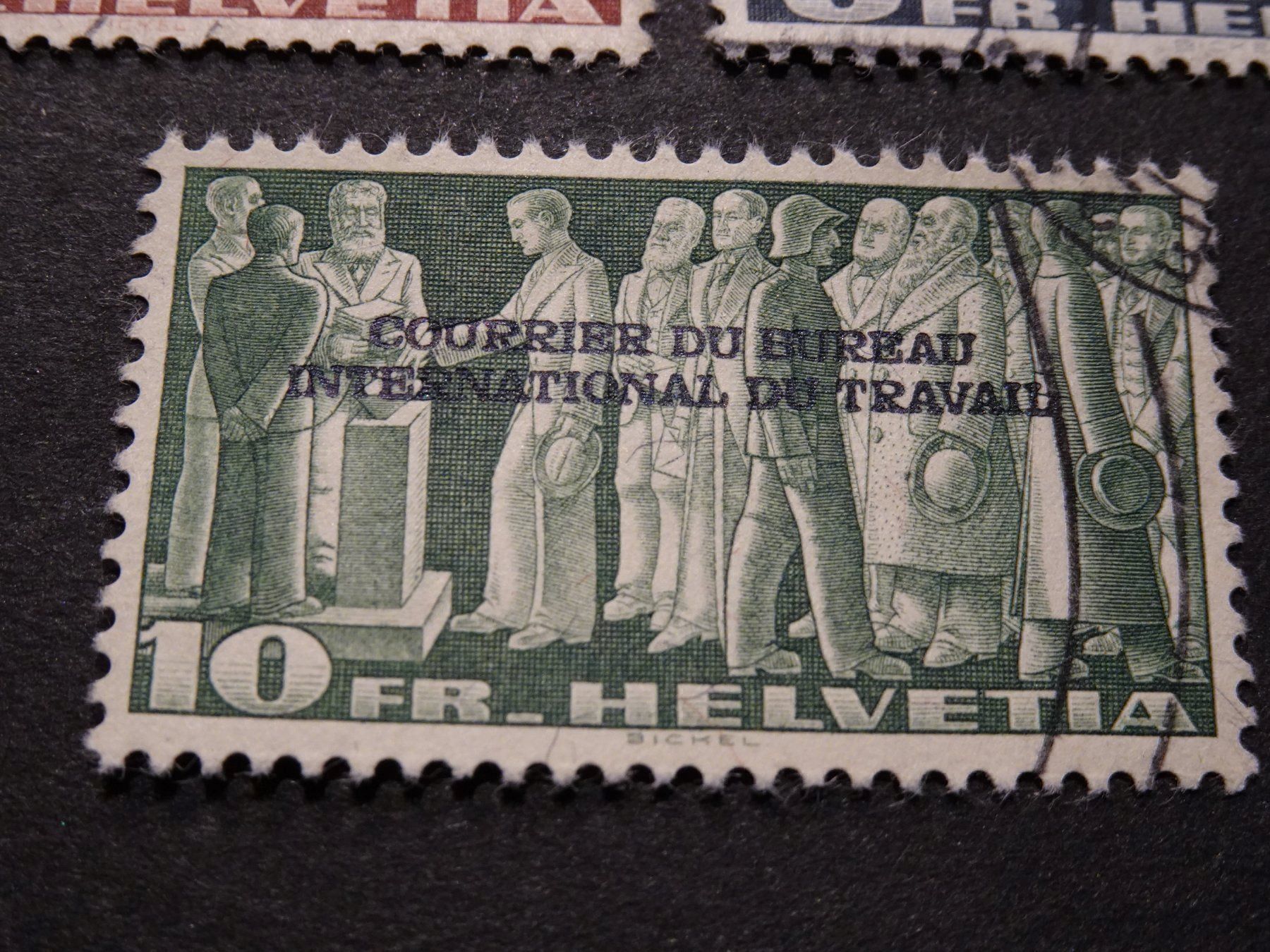 Tutti i francobolli: 1944, COURRIER DU BUREAU INTERNATIONAL – Usato da Eschenbach SG venduto da eDaisy 1