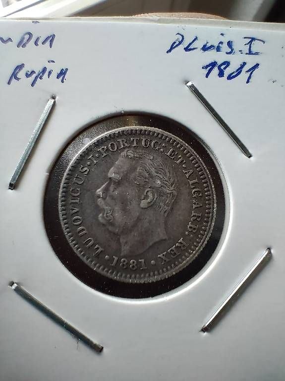 Tutti le monete: 1/4 Rupia Índia 1881. – Usato da Weiningen TG venduto da NumisBila