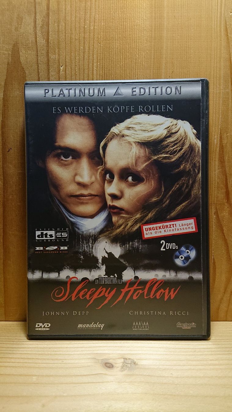 Tutti i DVDs: SLEEPY HALLOW DVD mit Johnny Depp – Usato da Wilderswil venduto da Exebub