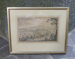 Alter Stich - Brenngarten, Stadtansicht von 1654