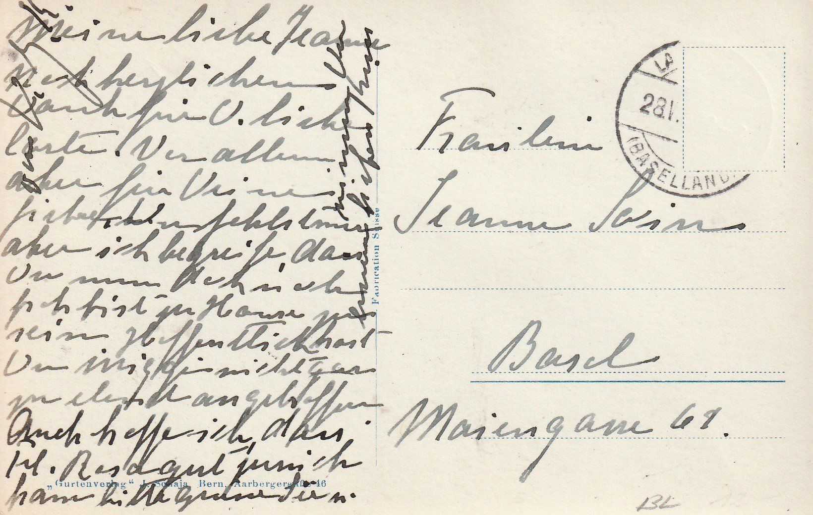 Cartoline postali: Langenbruck – Usato da uttwil venduto da Koehlerfred 1