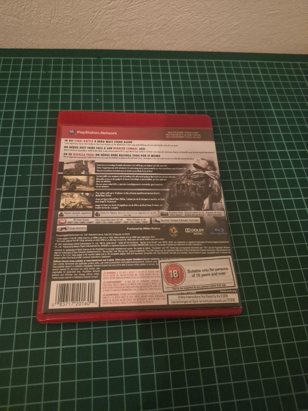 Sony Giochi: Metal Gear Solid 4 - PS3 - Playstation 3 - Game - MGS4  – Usato da Meyrin venduto da Retro-GZ 2