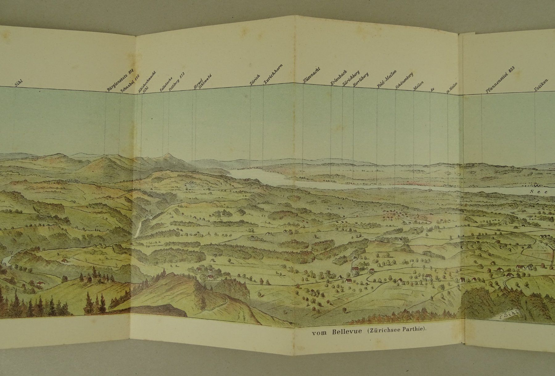 Libri: PANORAMA VOM GOTTSCHALKENBERG 1886 – Usato da Grüningen venduto da Kartensammler 7