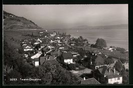 Twann-Douanne, Ortsansicht mit Wasserbli