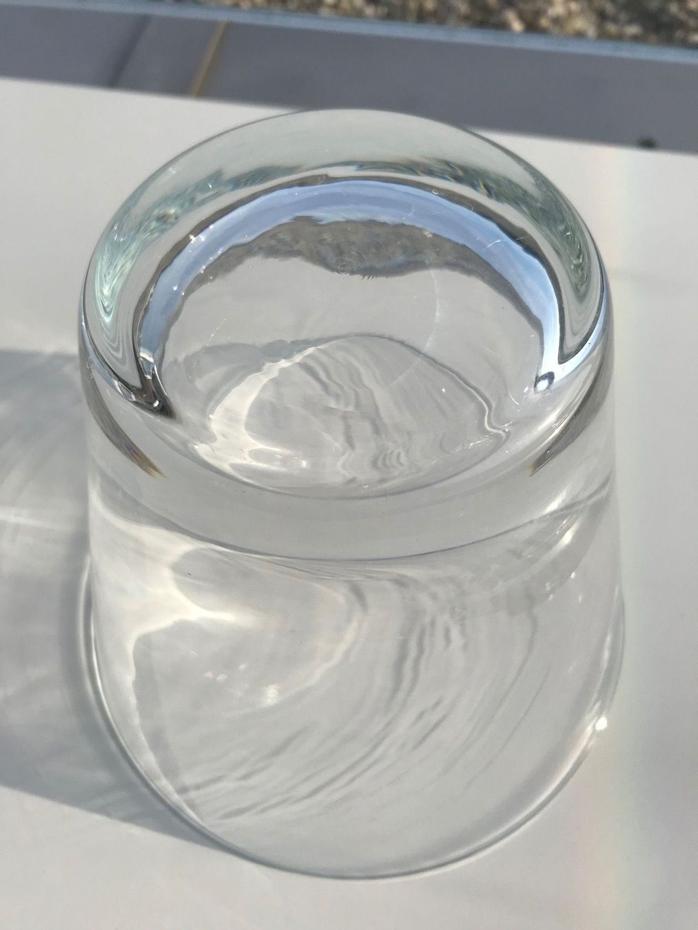 Vasen & Gefässe: Vase oder Topf aus Glas – Gebraucht aus niederbipp von Esbenz 4