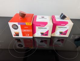 Nescafé Dolce Gusto Lungo und Migros Espresso Kapseln