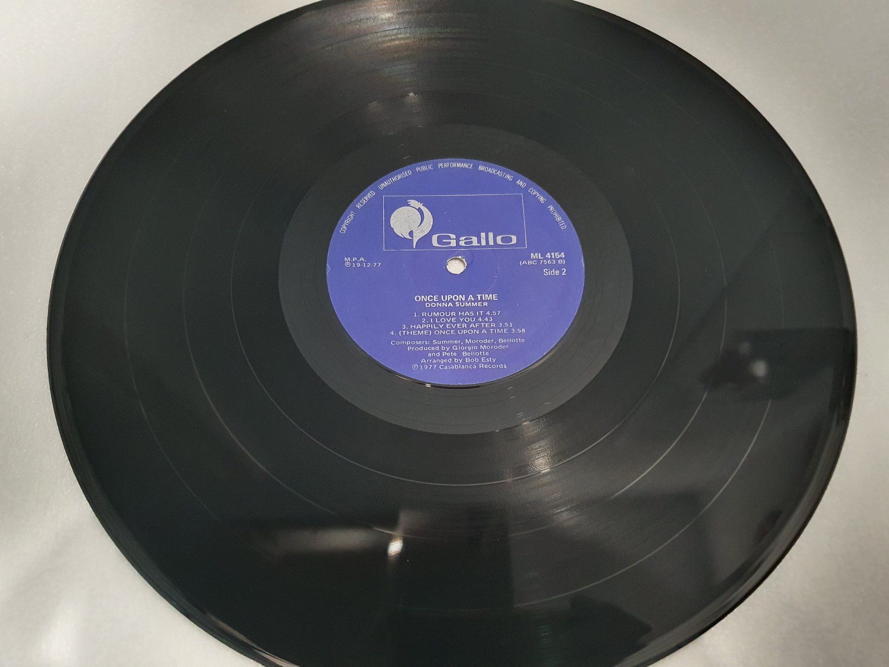 Schallplatten: Donna Summer – Once Upon A Time... – Gebraucht aus Uster von Vinyl-Leidenschaft 7
