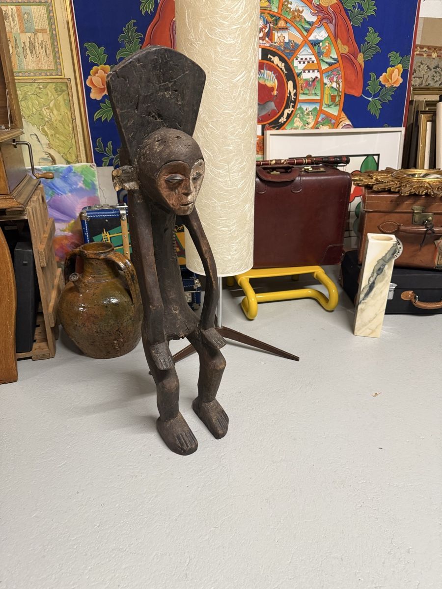 Xilografie: Afrikanische Holzfigur, – Usato da Aarburg venduto da Yula24