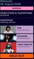 Lenny Kravitz - 1 Ticket für Stars in Town, Mi 5. Aug. 2026