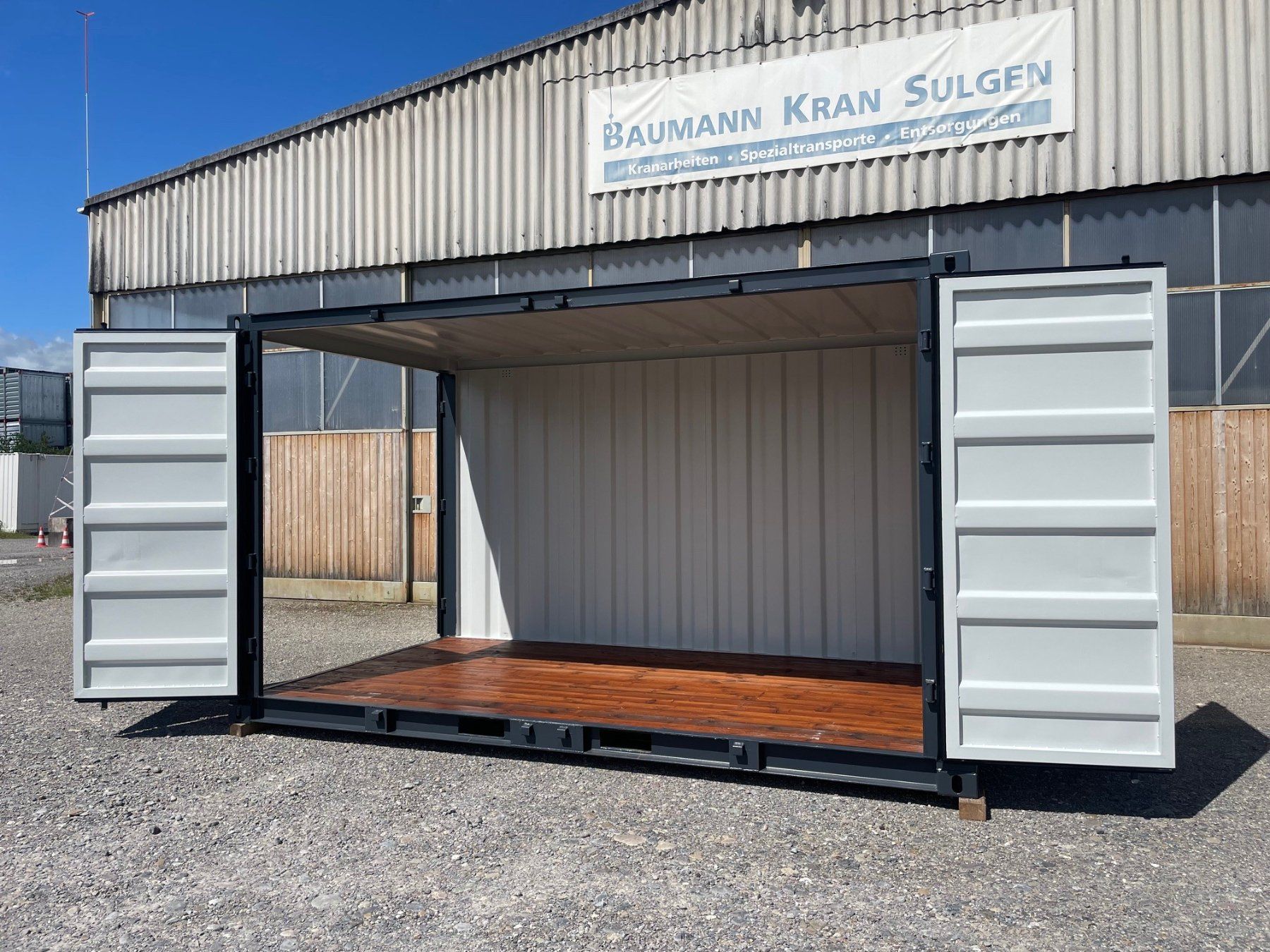 Contenitori edile: 15' Lagercontainer Open Side, Garage, Container, Lounge! – Usato da Kradolf venduto da BKSAG 7
