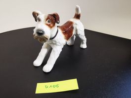 Hundefigur Drahthaar Terrier; Wire Fox Terrier