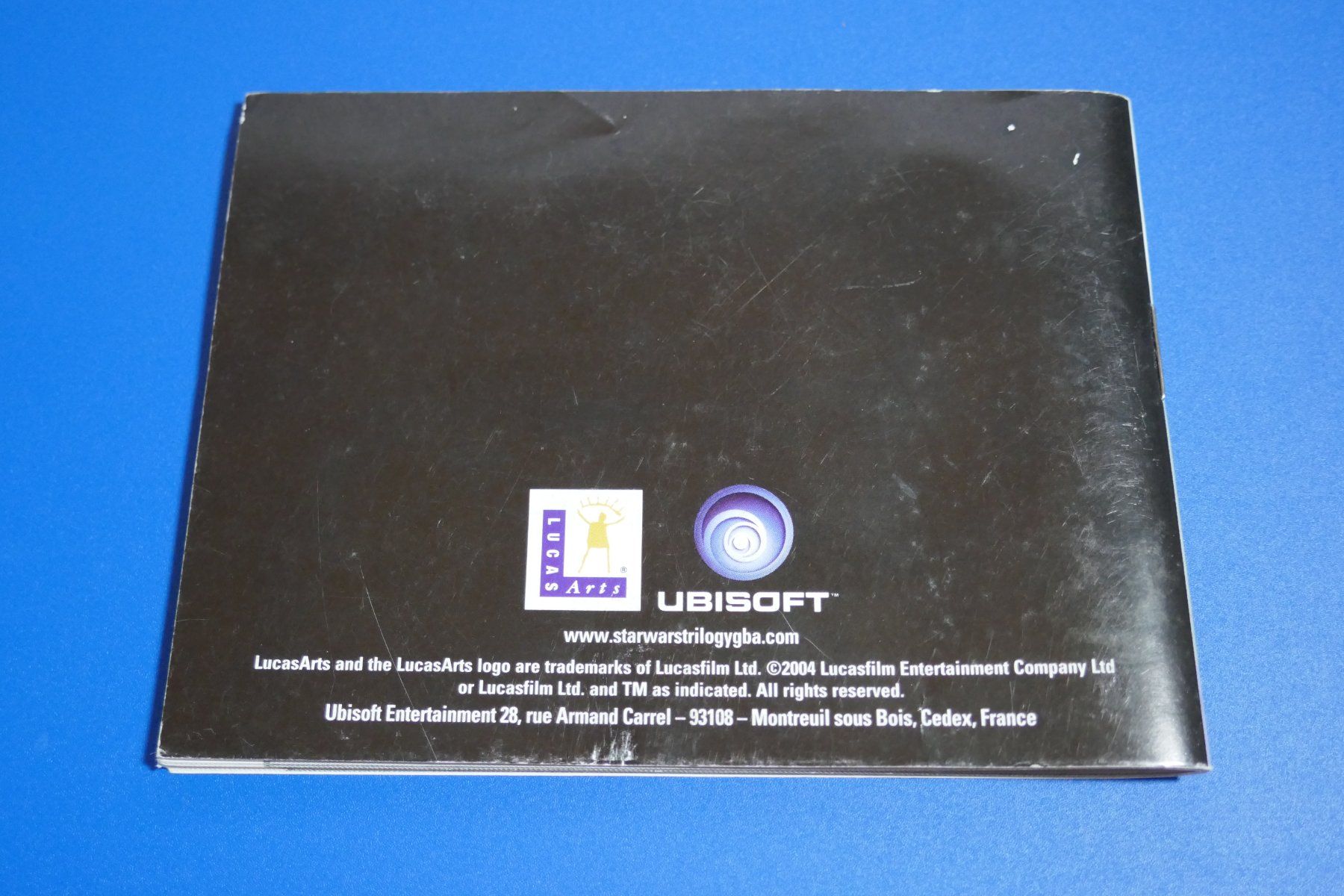 Nintendo Giochi: Notice Star Wars Trilogy : Apprentice of the Force - GBA – Usato da Vuarrens venduto da Espace-Retro 2