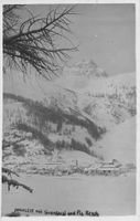 Gruss aus MADULEIN GR, im Winter 1921, Voll-Stempel