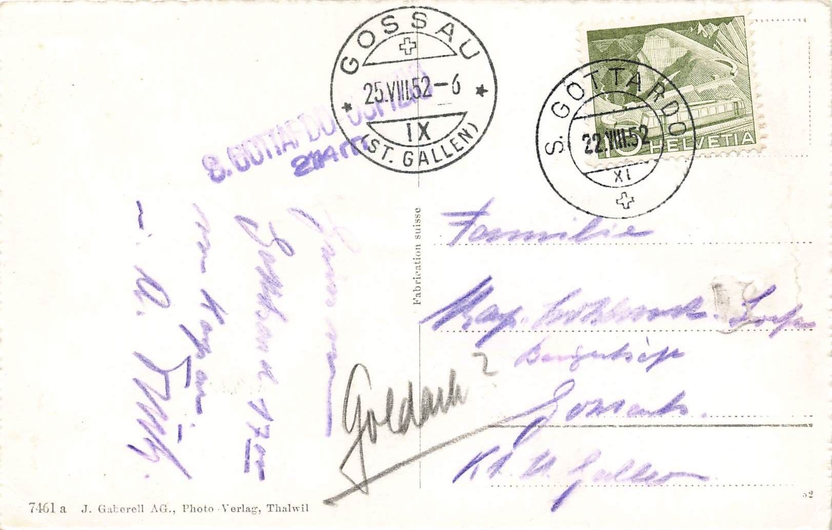 Cartoline postali: Gotthard hospiz leventina – Usato da Biasca venduto da Blenio71 1