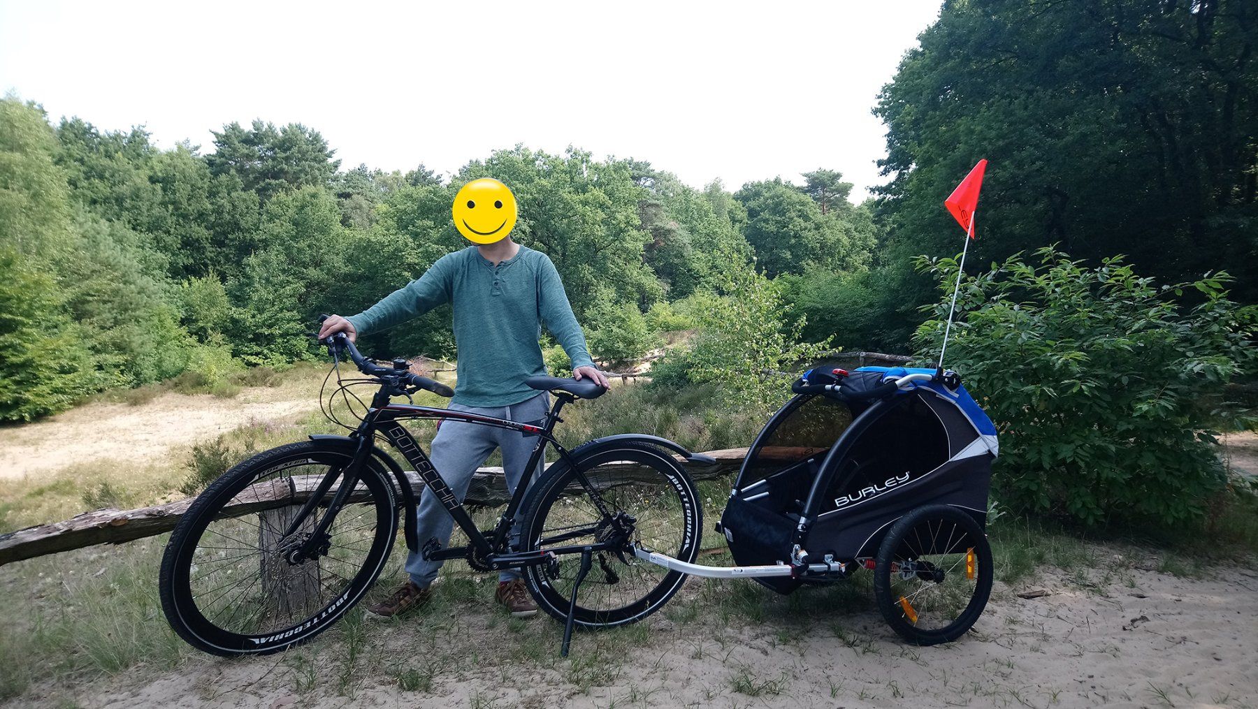 Burley Rimorchi: Burley D'Lite (2 Sitzer) – Usato da Basel venduto da erikkapitaen 9
