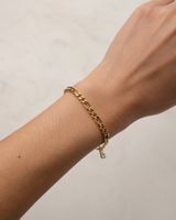 Handgefertigtes Armband Edelstahl vergoldet wasserfest