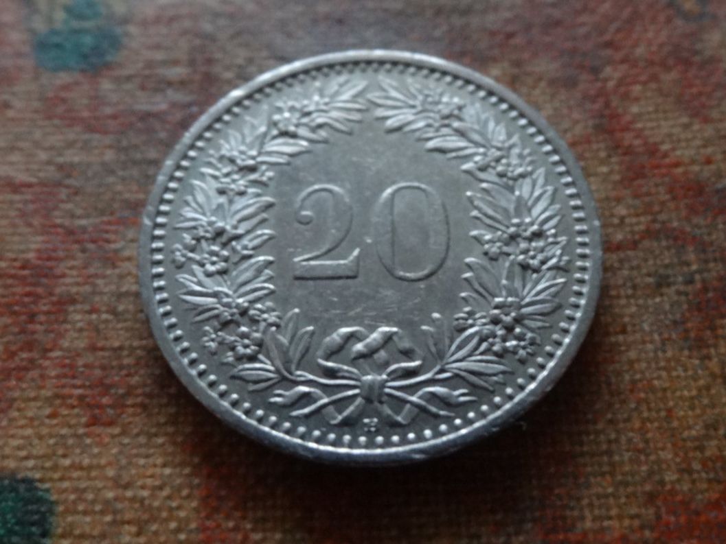 Tutti le monete: 20 Rp. 1992 – Usato da Romanel-sur-Lausanne venduto da Swift13 1