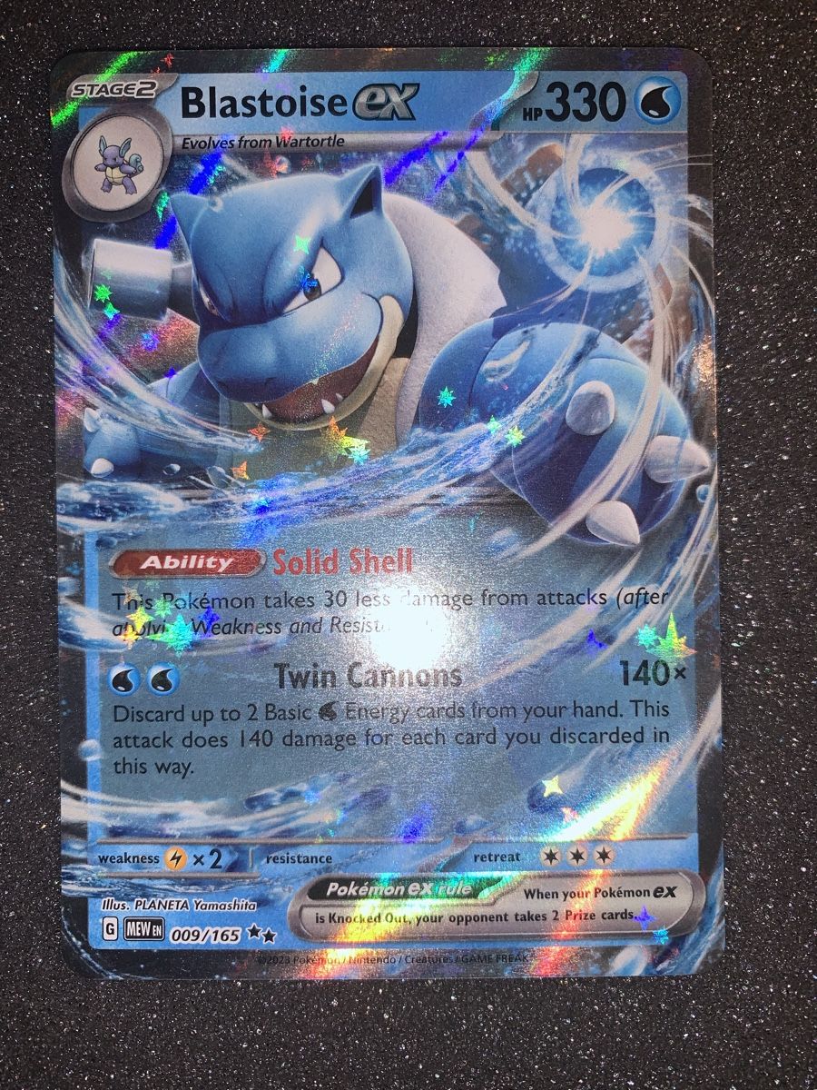 Pokémon Carte collezionabili: Blastoise ex EN 009/165 – Usato da Bironico venduto da ars_z6lb
