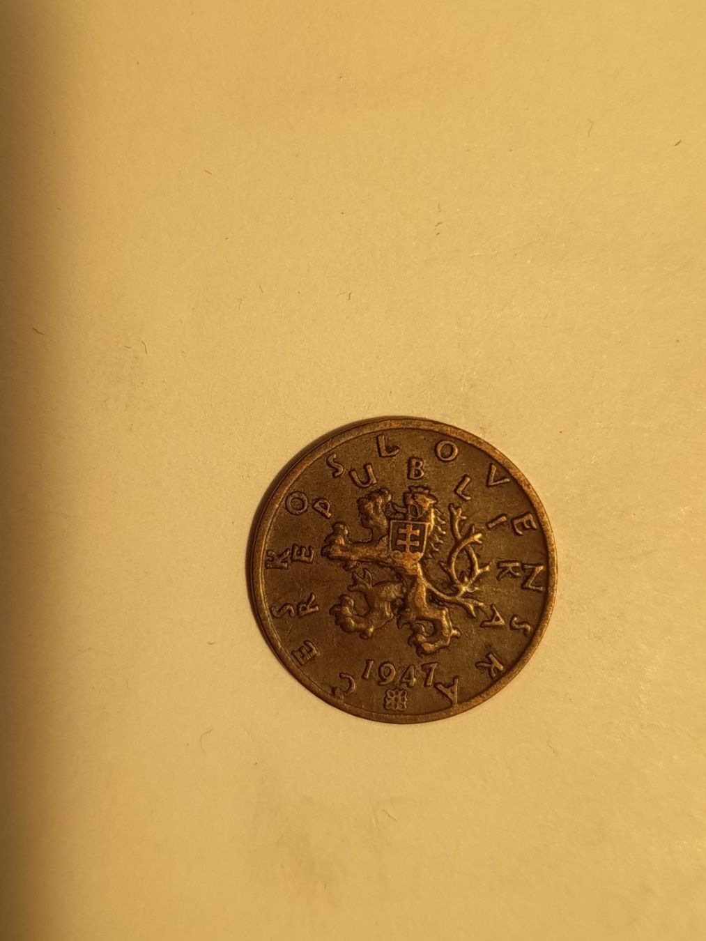 Tutti le monete: 50 heller 1947 tschechoslowakei nr421 – Usato da Wattwil venduto da LuckyLegoandCoins 1