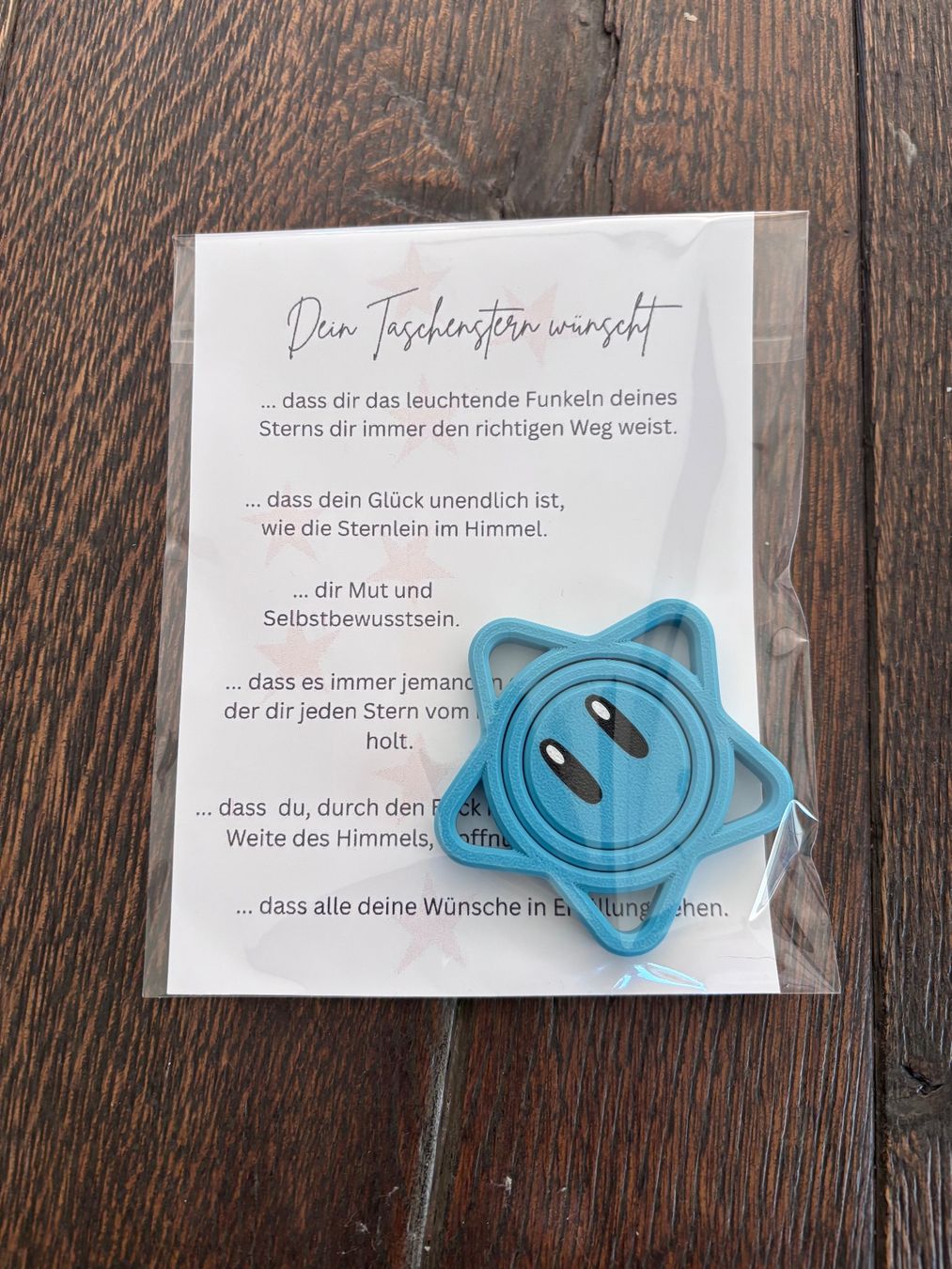 Cartes: Taschenstern mit Spruch – Neuf (Voir description) à St. Niklaus VS par loumonrohandmade 1