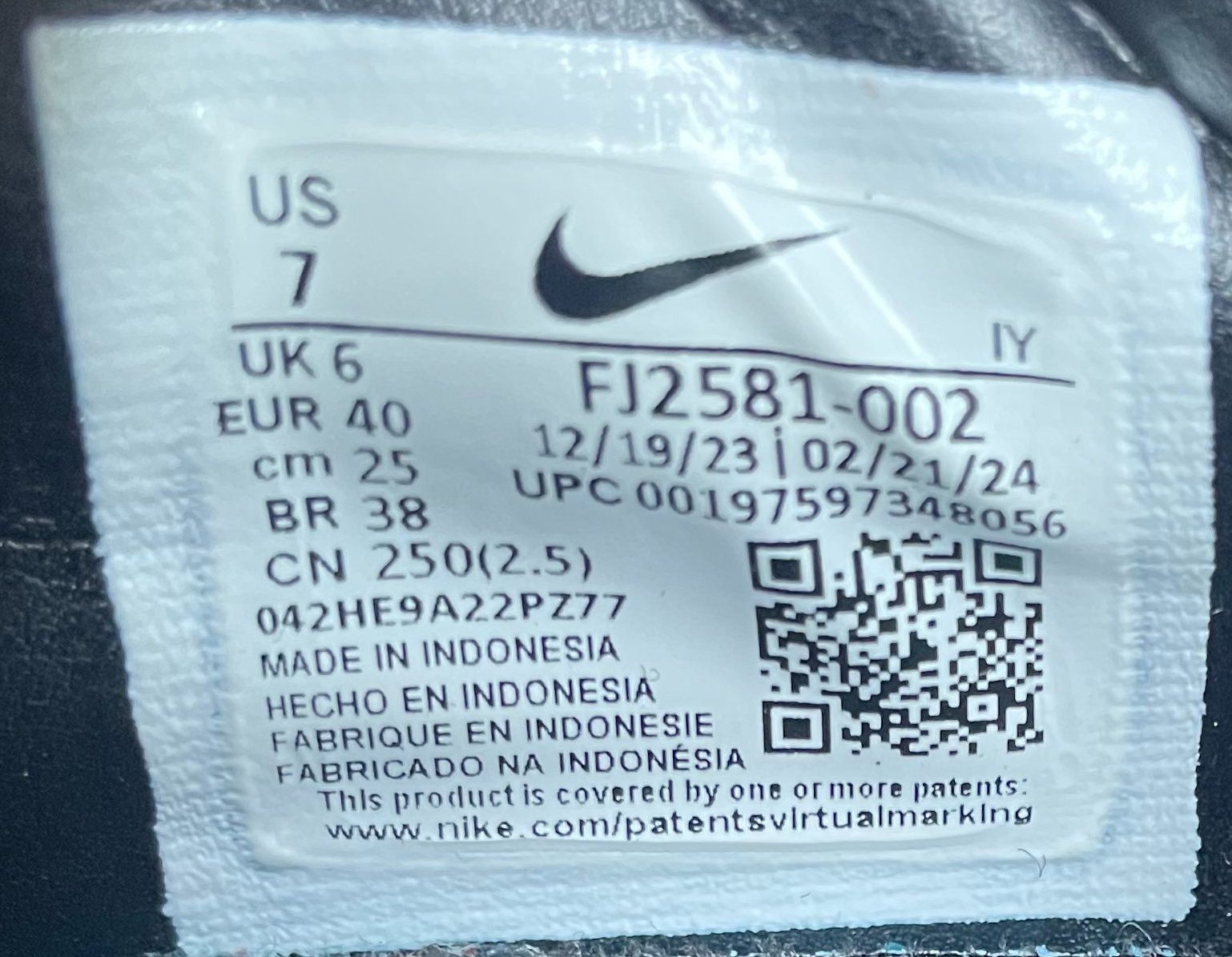 Nike Scarpe da donna: Nike Phantom GX 2 Academy IC, EUR 40, Black – Usato da Basel venduto da JohnnyCrash 3