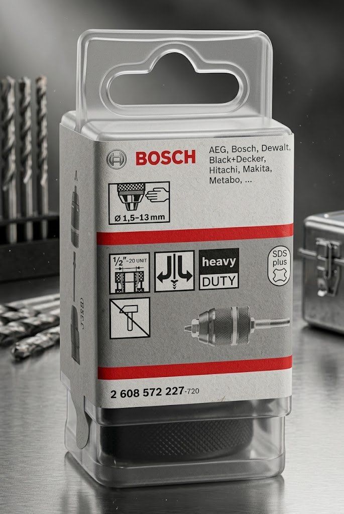 Bosch Trapani: Bosch Professional SDS-Plus Schnellspannbohrfutter 1,5-13mm – Nuovo e nell'imballaggio originale da Jegenstorf venduto da Bracher_Shop 1
