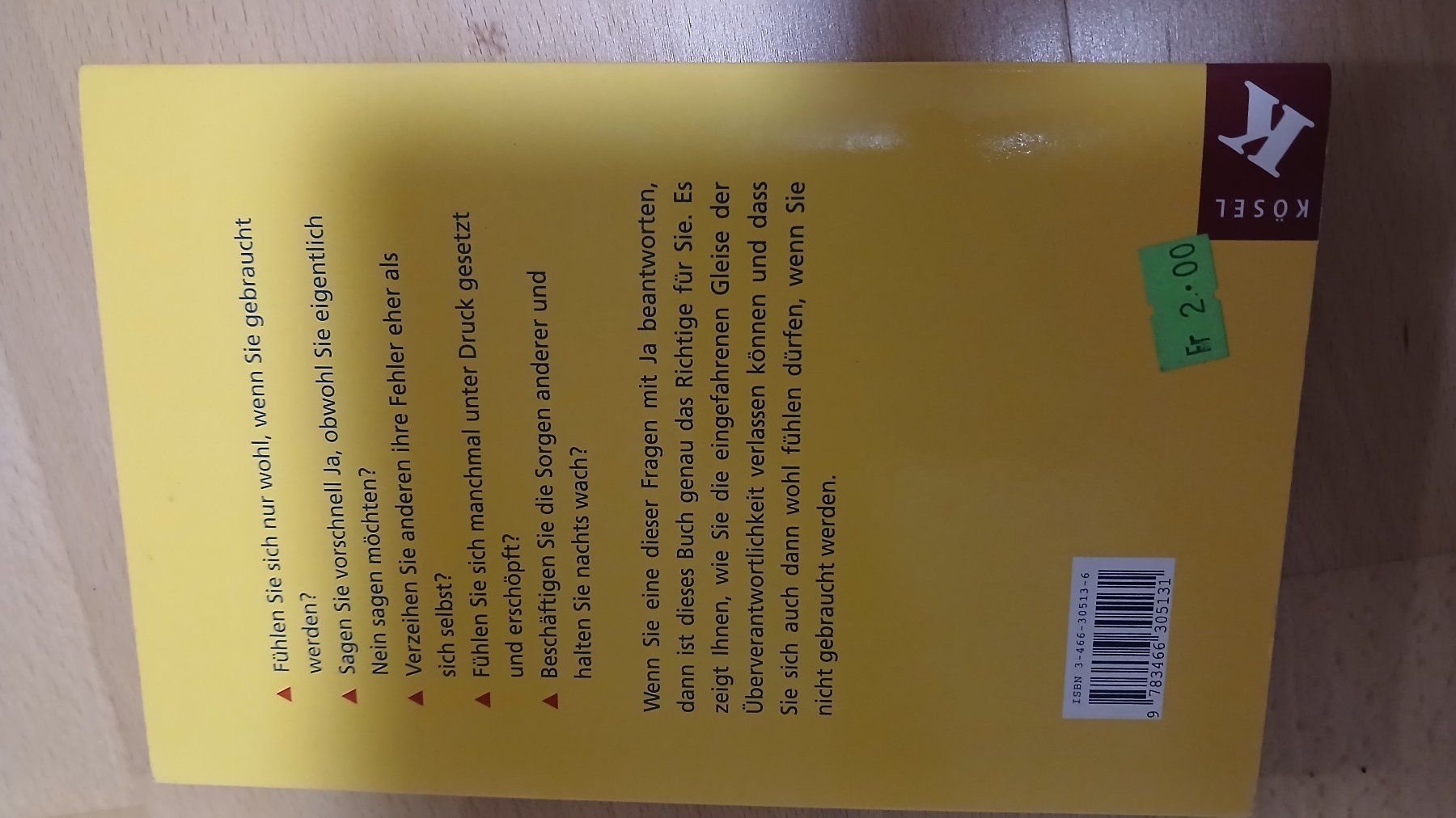 Bücher: Buch (Immer für Andere da?) – Gebraucht aus hinwil von tho_j6kz 1