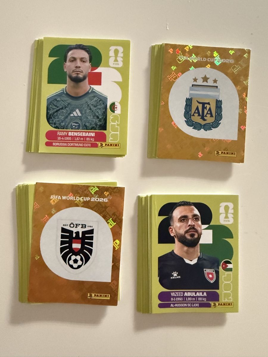Panini Cartes à collectionner: Gruppe J, keine Doppelte  – Neuf (Voir description) à Bischofszell par fab_vzv8