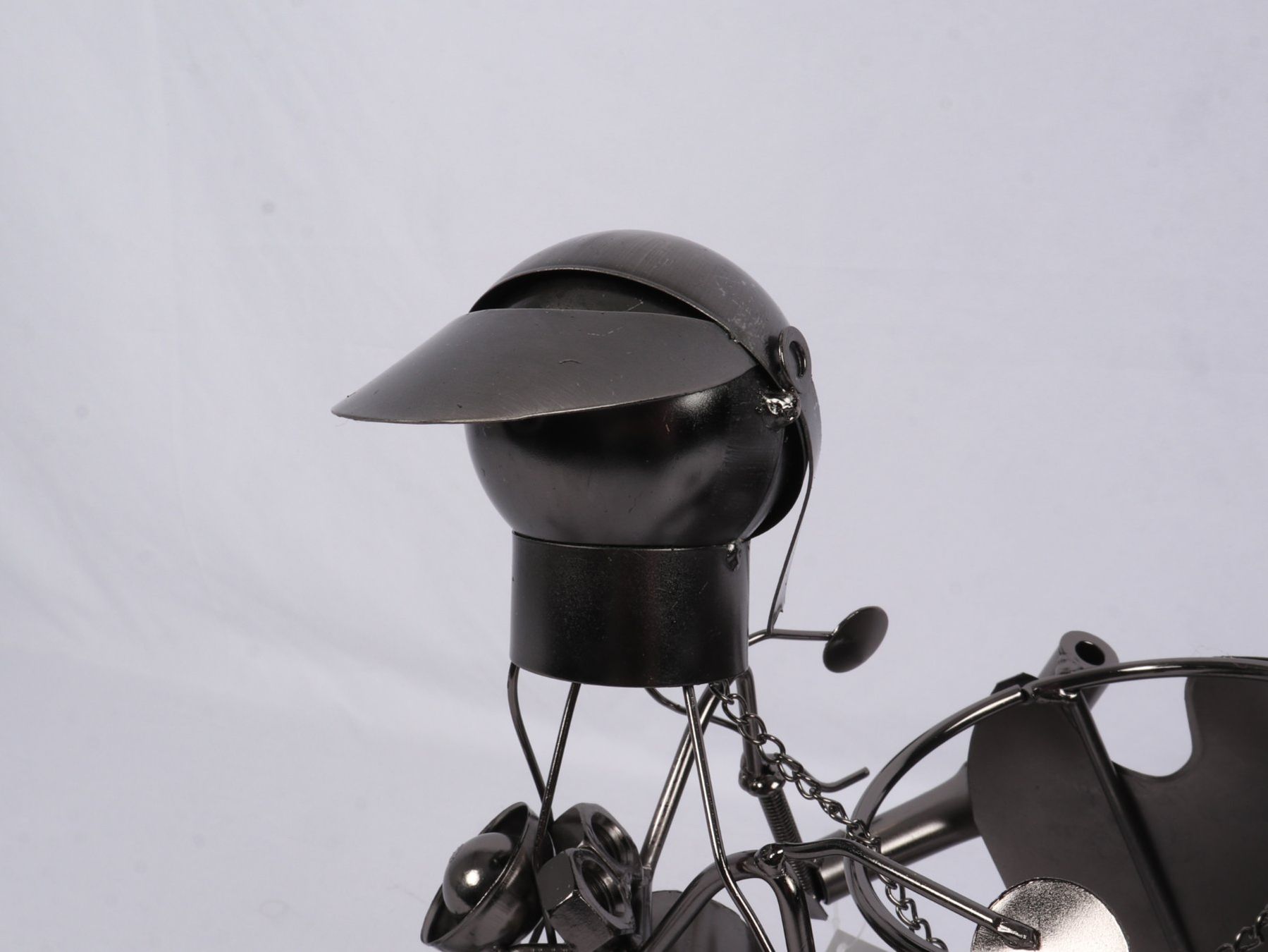 Figuren: BRUBAKER FLASCHENHALTER MOTORRADFAHRER – Gebraucht aus Steinen von Restwert_Steinen 5