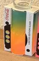 Rainbow Coca Cola Glas