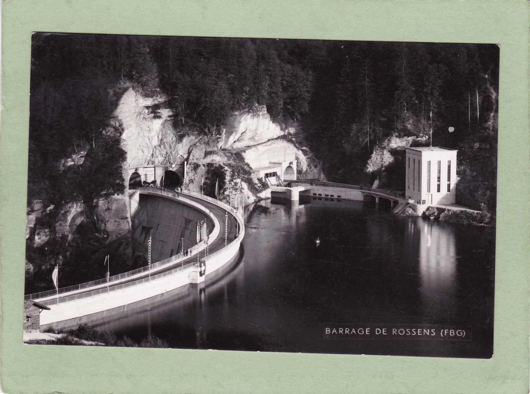 Cartoline postali: Barrage de Rossens – Usato da Herisau venduto da Lisegrat2008
