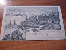 Karte Gruss vom Nollen, 1904. o Hosenruck, sehr schön