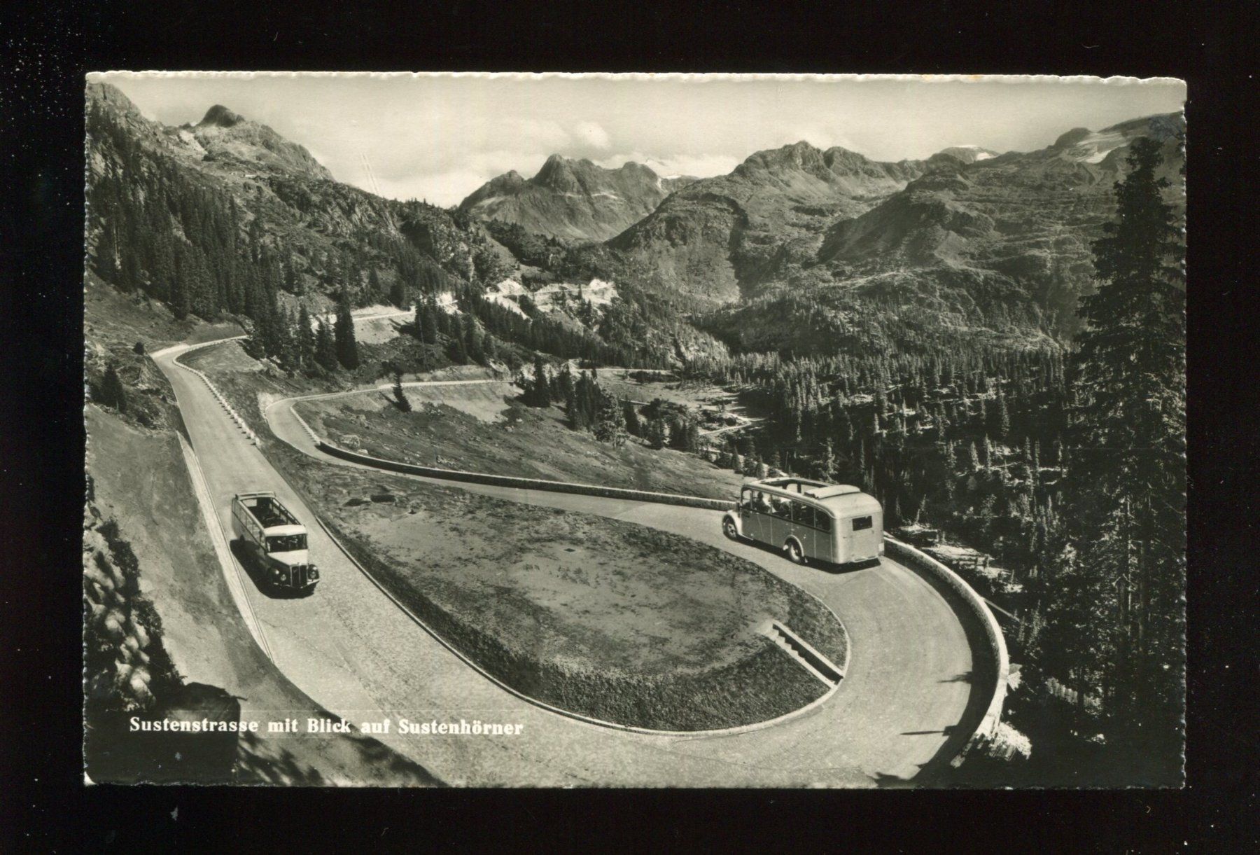 Ansichtskarten: Sustenstrasse, Postauto – Gebraucht aus Aarau von Elmaar41