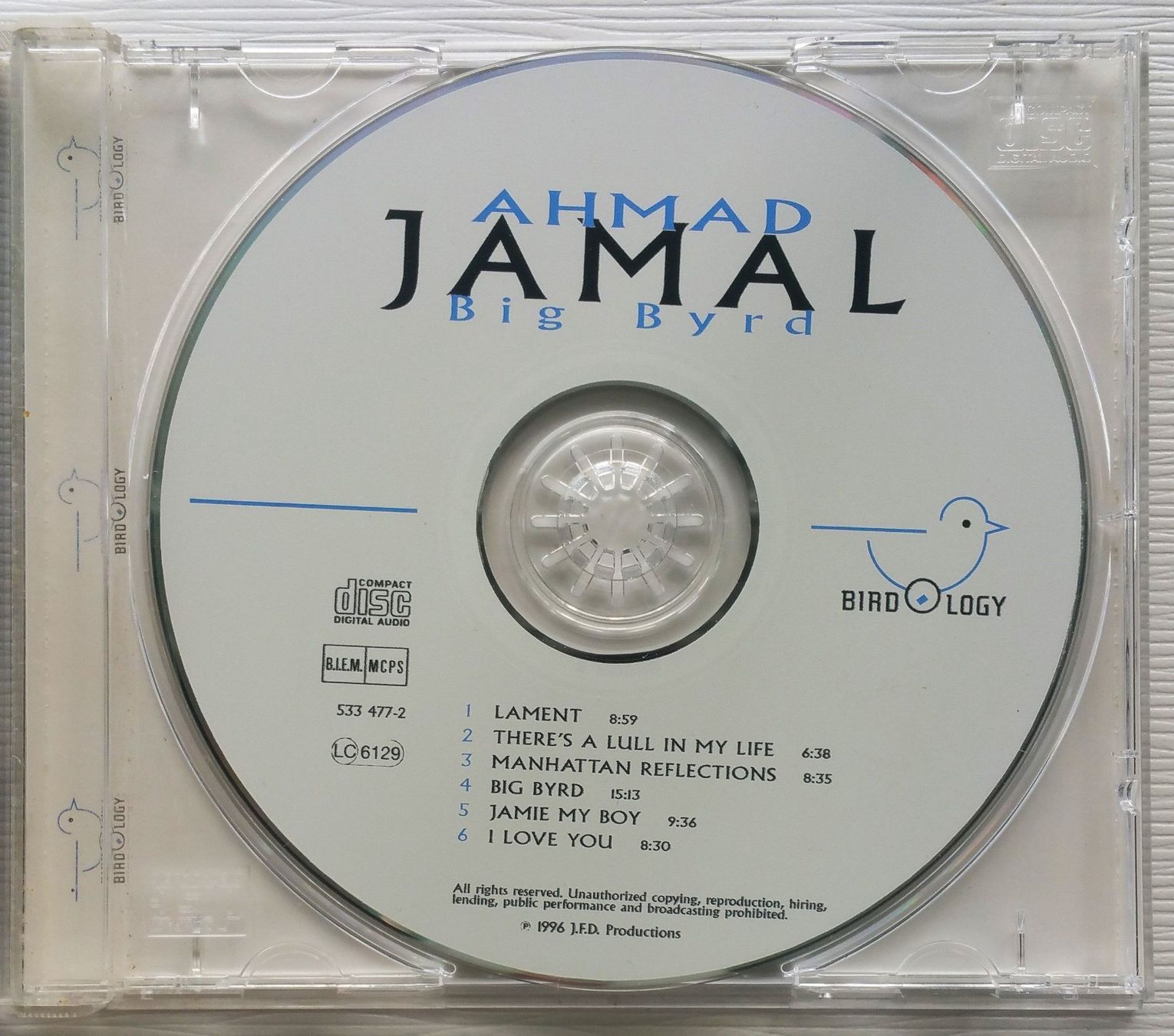 CD: CD: AHMAD JAMAL - Big Byrd - the essence part 2, 1996 – Usato da Oberriet SG venduto da Manick 2