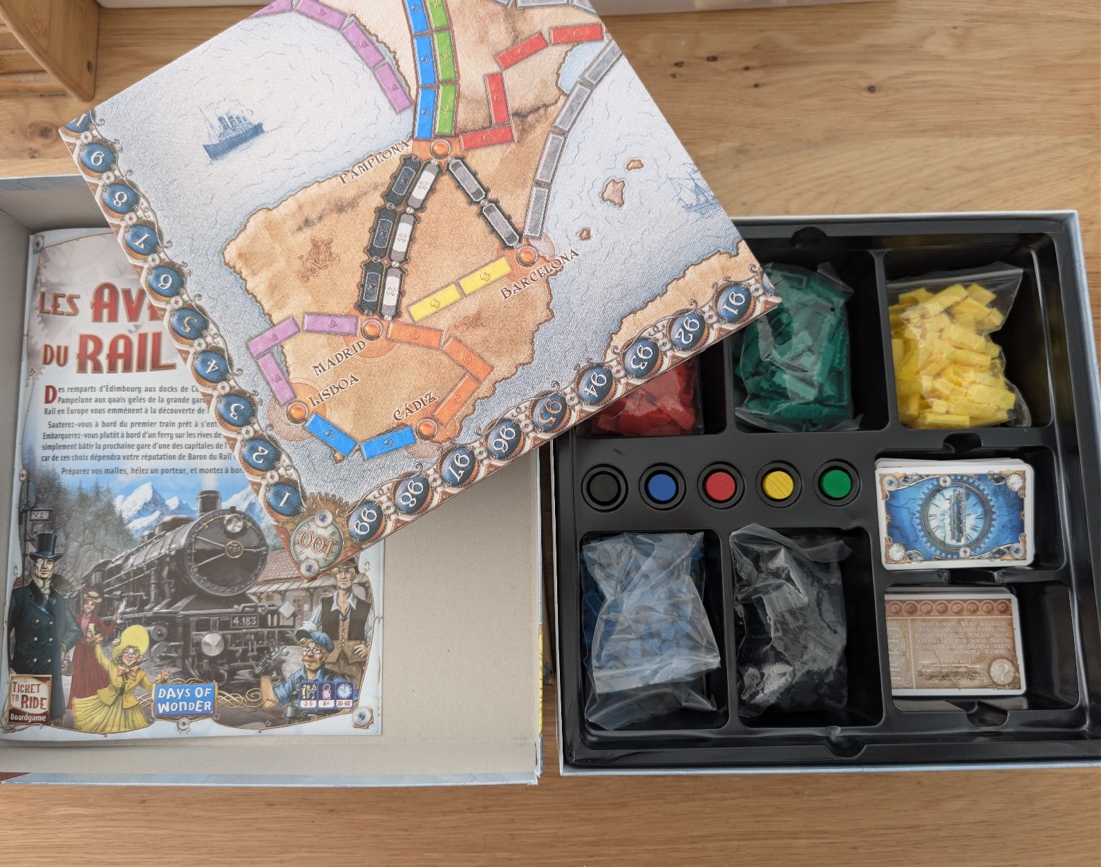 Les Aventuriers du Rail : Europe (VF) – Jeu complet / Très b (Gebraucht ...