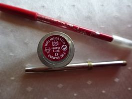 Lippenstift Lipliner Pinsel von Nivea dunkelrot Set 3 Teile