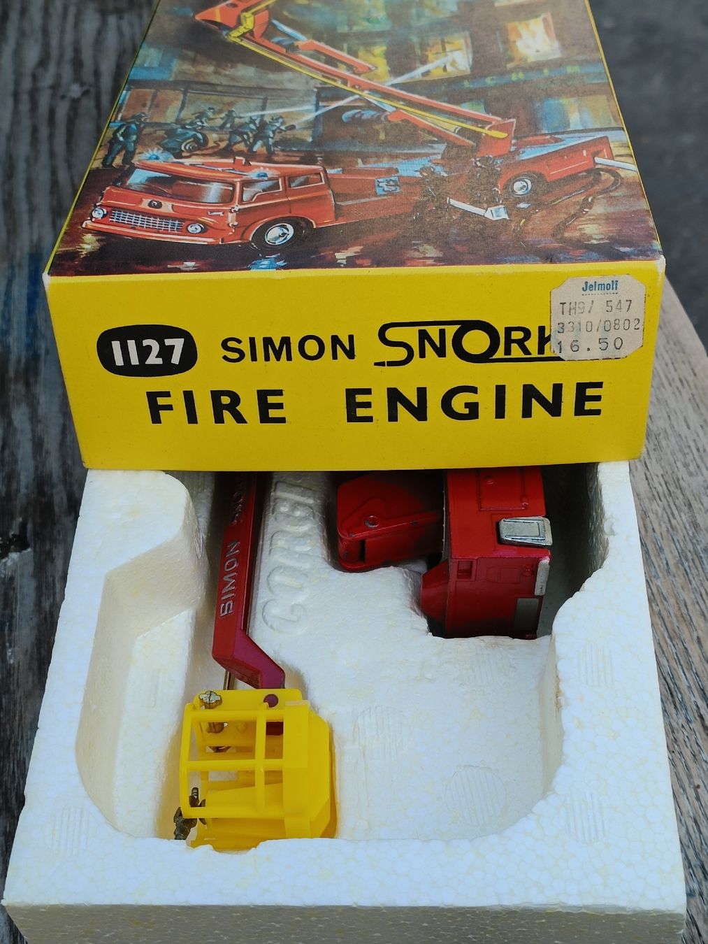 Corgi Toys Modellini d'auto: Corgi Toys Major Simon Snorkel Fire Engine No. 1127 – Usato da Brugg AG venduto da Ente015 2