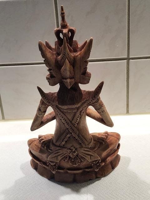 Figuren: Anmutige, Balinesische Tempelfigur aus Holz – Gebraucht aus Gossau/ZH von amazonas66 1