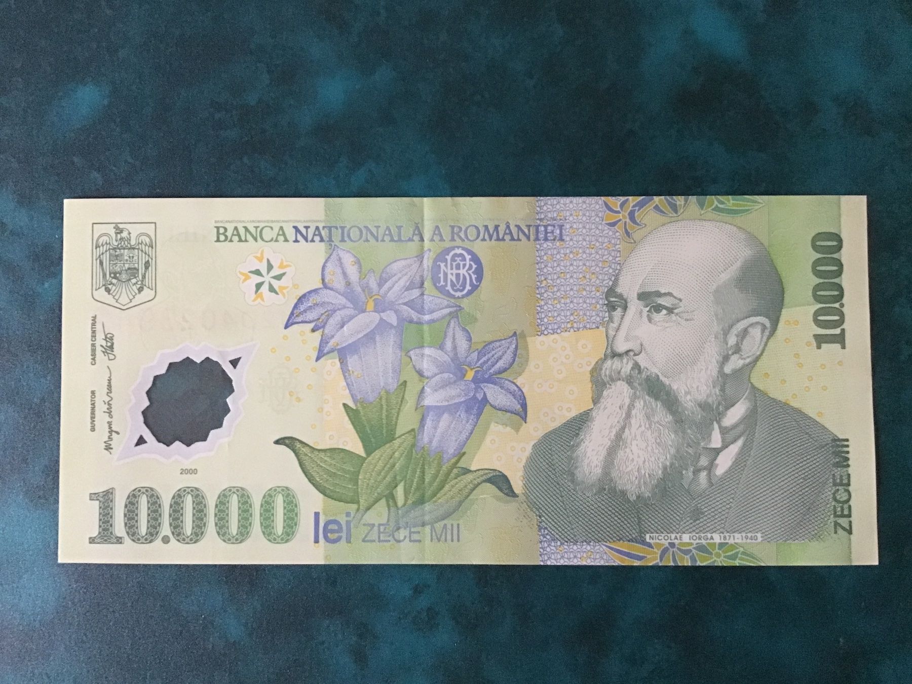 Banknoten: 10000 Lei Rumänien 2000 – Gebraucht aus Urtenen-Schönbühl von absolut08