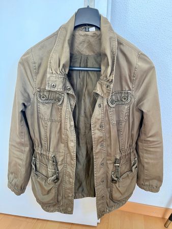 Damen Jacke Khaki Grösse 36