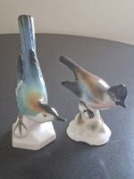 2 Vintage Porzellan Vögel Figuren, Top Zustand, Rarität!