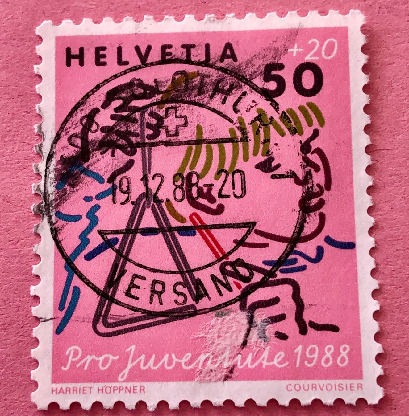 Tutti i francobolli: Nr. J 308 Briefmarken Gestempel 1988 Solothurn   – Usato da Aarau venduto da Billa007