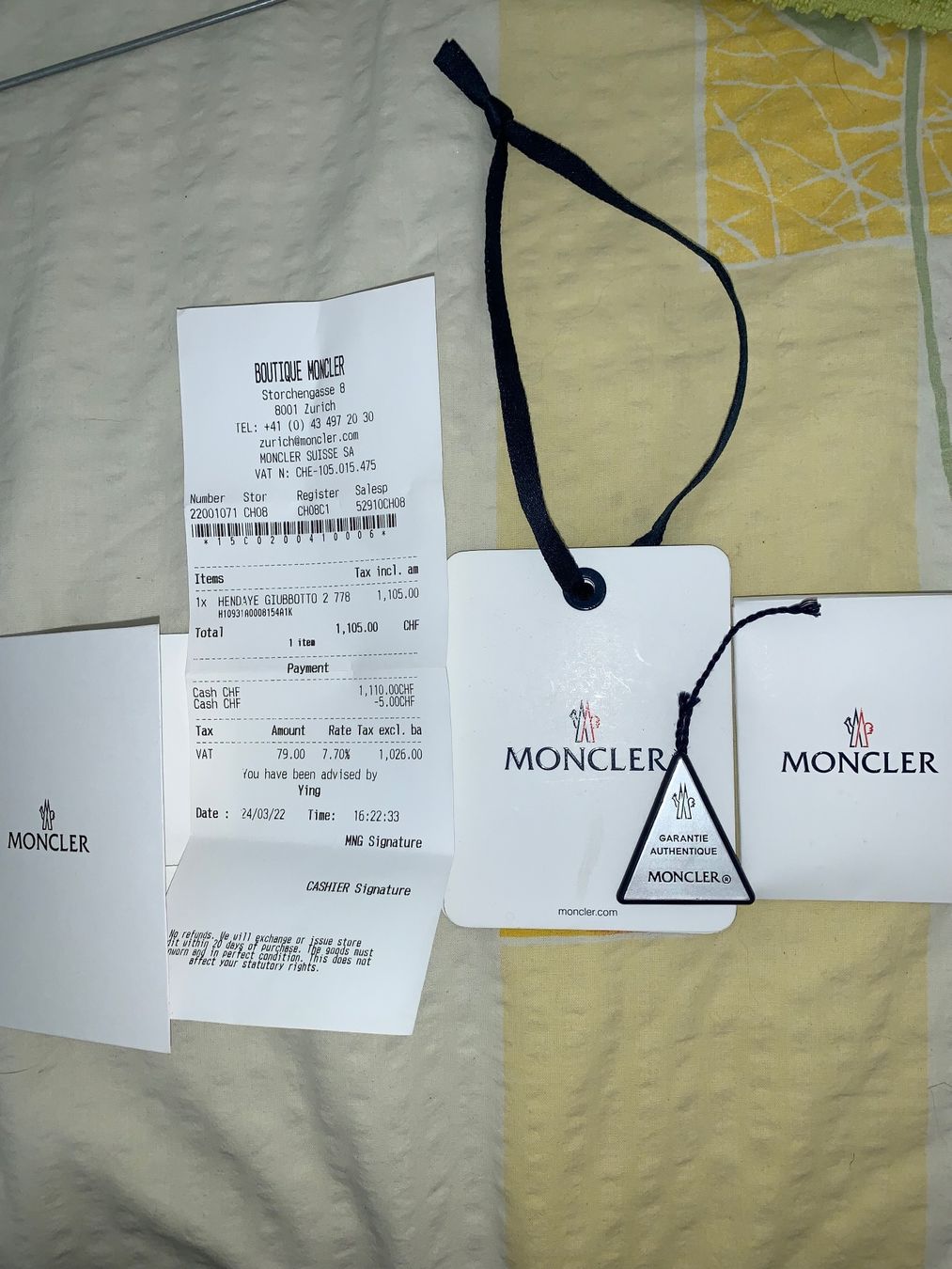 Moncler Giacche: Moncler Jacke Gr.M – Usato da zürich venduto da fufinini4 4