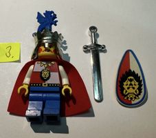 1 Stück Lego Ritter Figur König - Vintage Raritäten