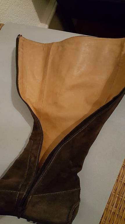 Chaussures femmes: Braune Wildlederstiefel Gr. 38 – D'occasion à Basel par kri_wd99 4