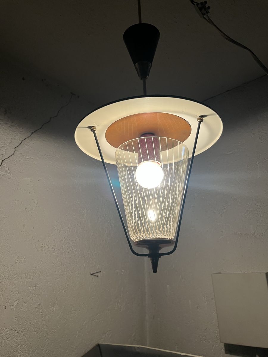 Kronleuchter & Deckenlampen: Vintage Hängelampe – Gebraucht aus Zürich von Luftibus01 7