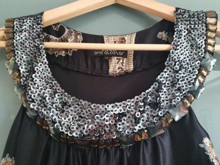 Kleid aus Seide (ana alcazar, Grösse 36)