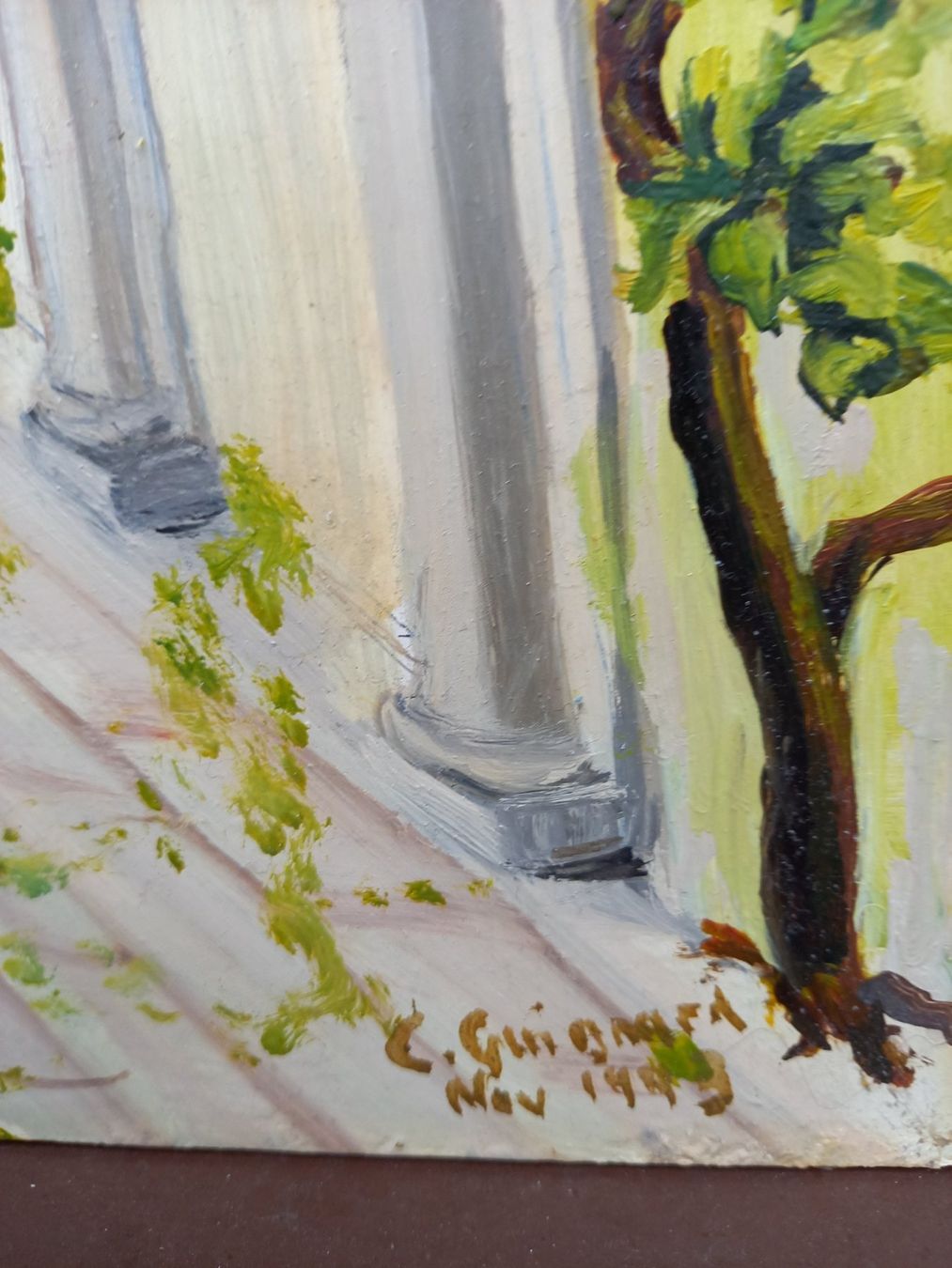 Dipinti: tableau intéressant signé Guignard C, 1993 – Usato da Lausanne venduto da leneko 5